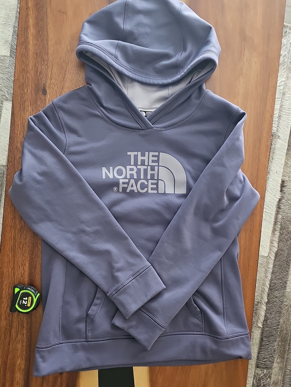 The North Face Hoodie in Dusty Purple with White Logo